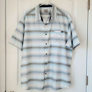 Ascend men button up performance shirt, size xl